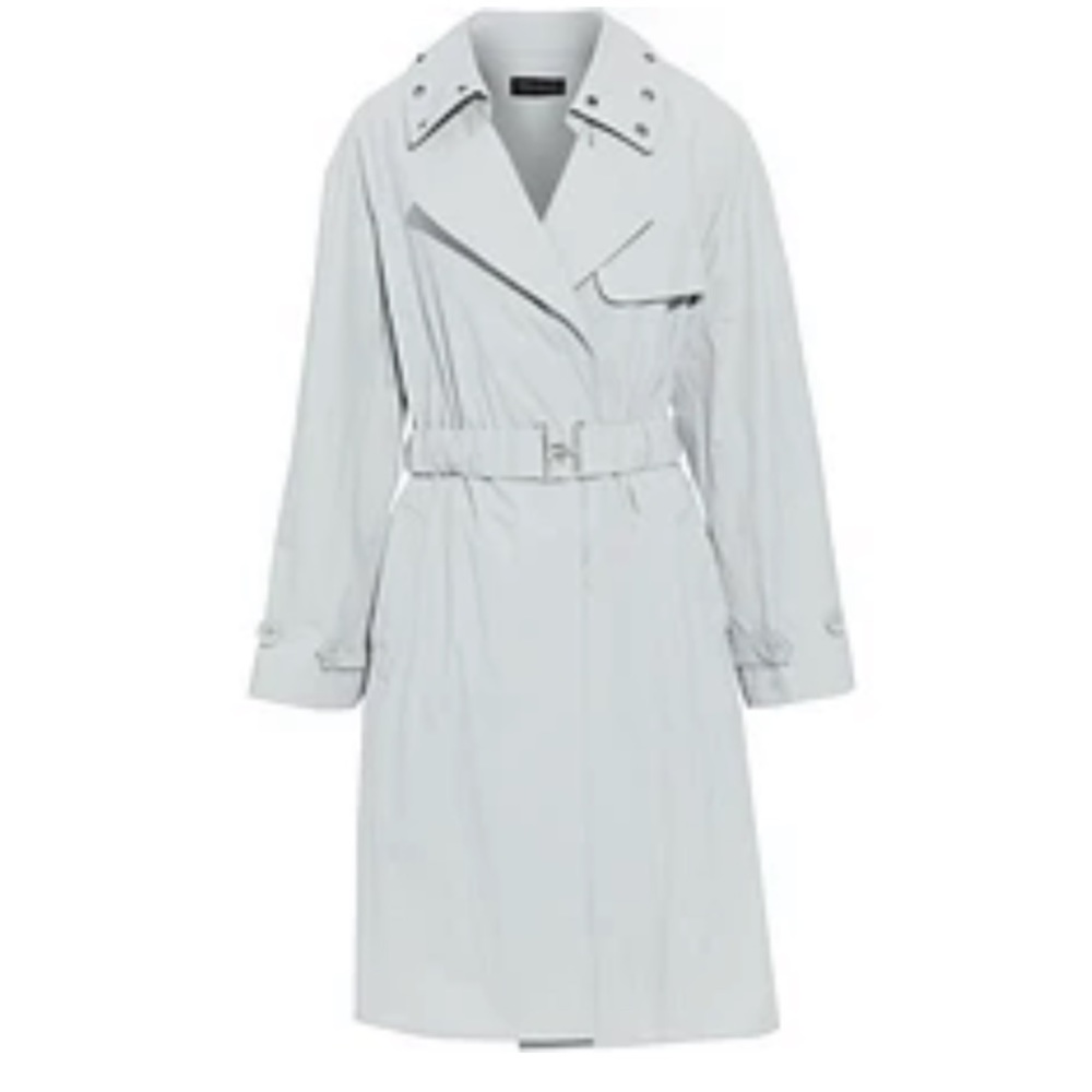 DONNA KAREN NEW YORK Poplin Trench Coat - Women’s Size Large